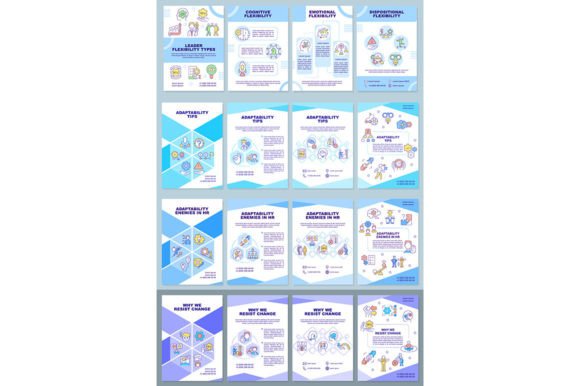 Adaptability Tips Brochure Template Set for Graphic Templates