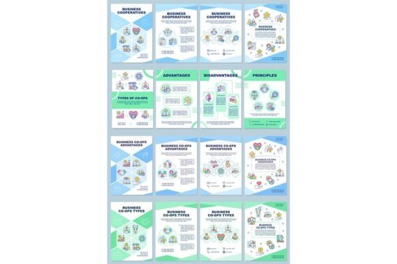Business Cooperatives Brochure Templates for Local Branding