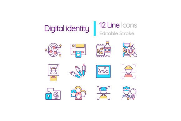Digital Identity SVG Color Icons Set Review