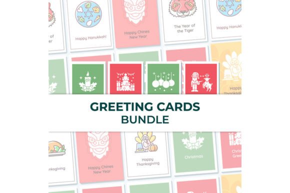 Greeting Cards Huge Bundle for Graphic Templates