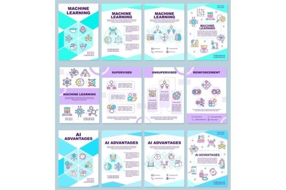 Machine Learning Brochure Graphics for Handmade Creations