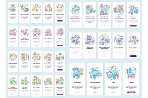 Practicing Self-love Everyday Graphic Templates