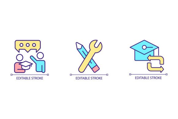 Principles of Learning RGB Color Icons for Small Business Branding